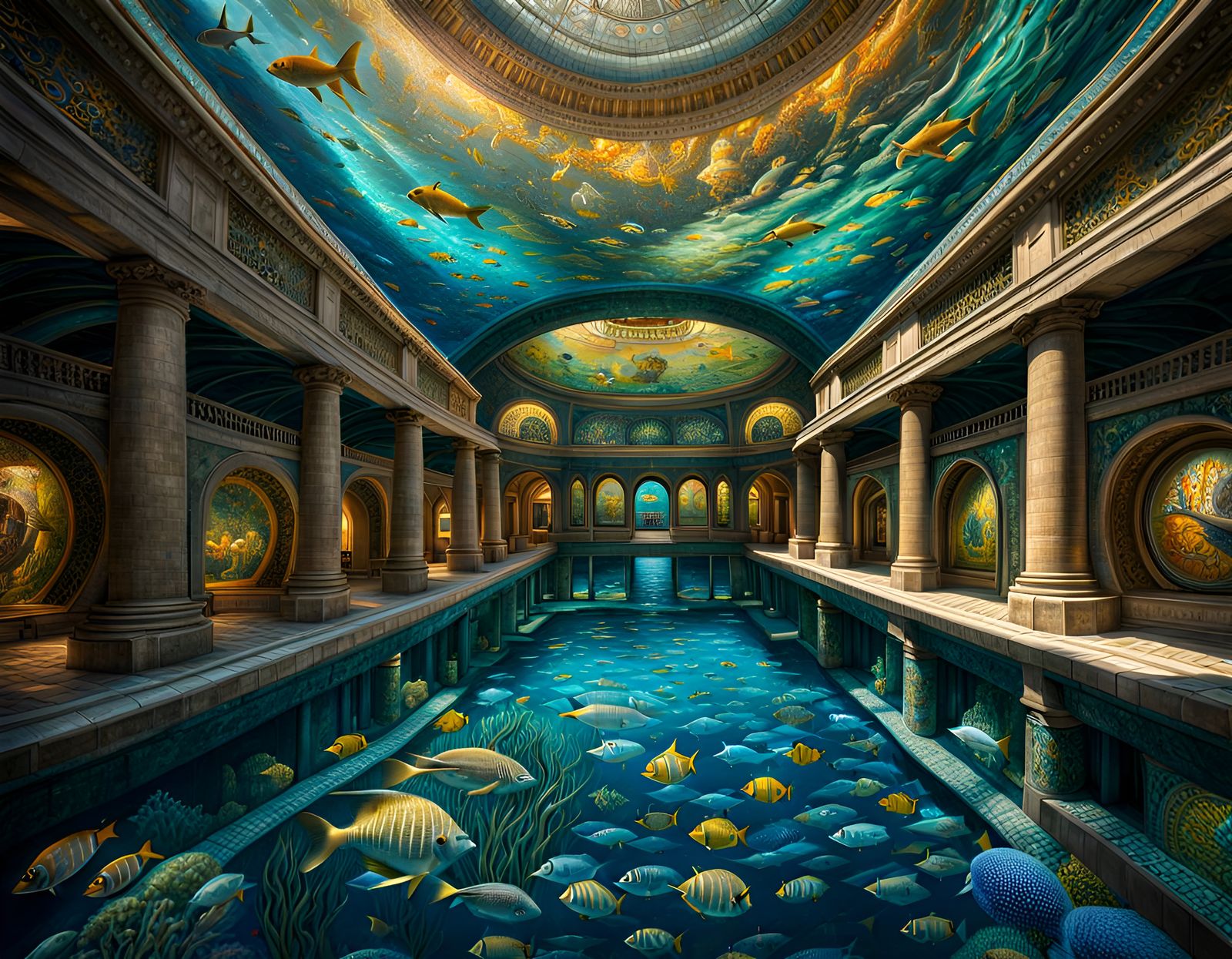 Mosaics in Atlantis - The Hall of Heroes