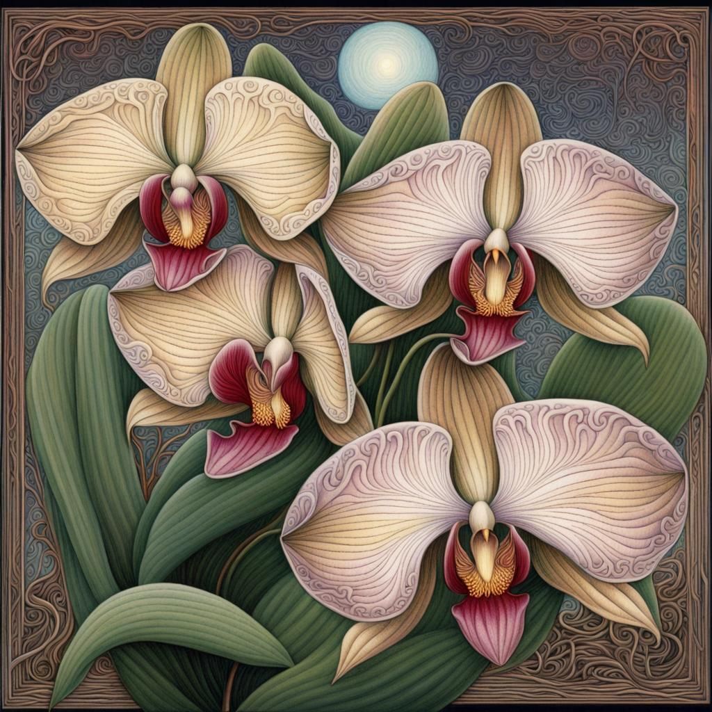 Orchids in Visionary Style