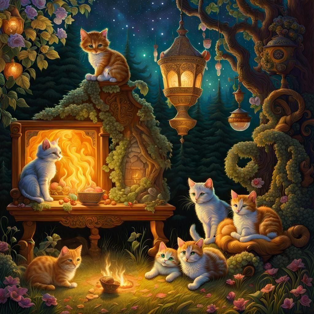 Cozy Home for Little Cats