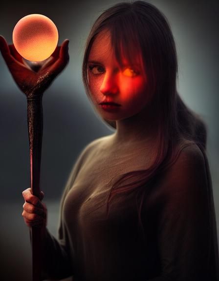 AtomicHeartTwinsCosplay in absolute darkness, profoundly no light, holding black-pink heart shaped orbstaff, 
pointed ha...