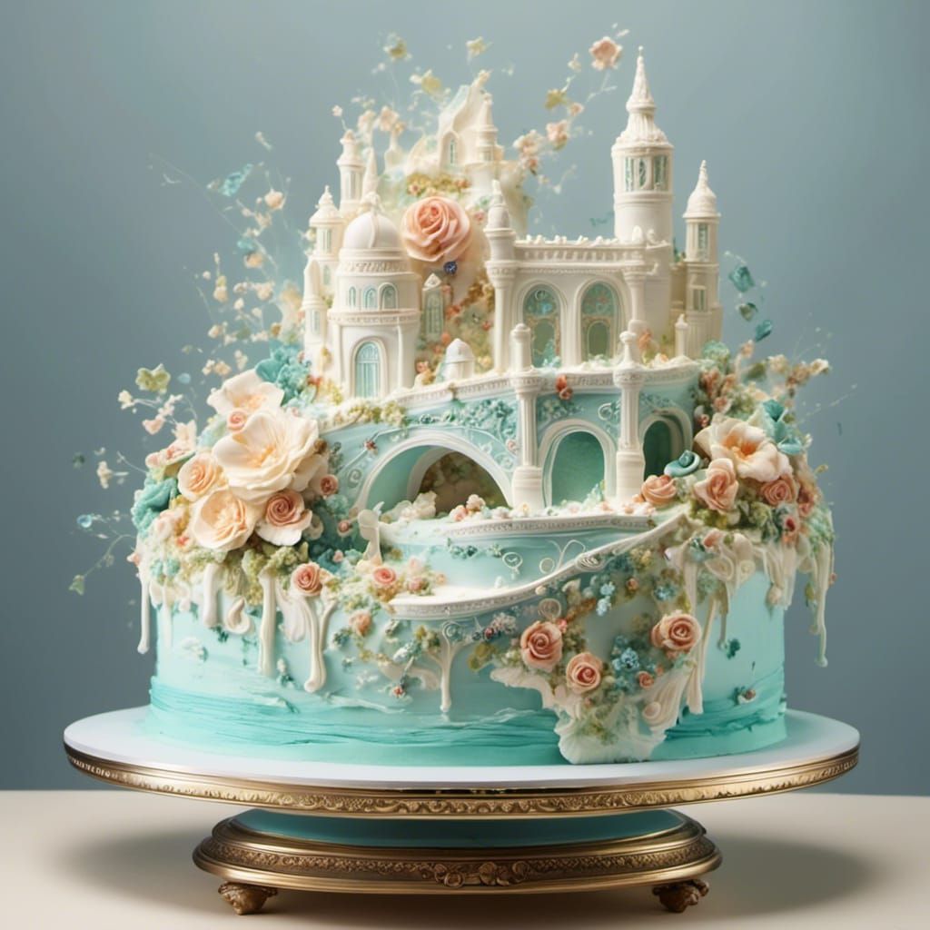 <lora:Cakes-A-Lot:1.0> Cake #11 The London Bridge