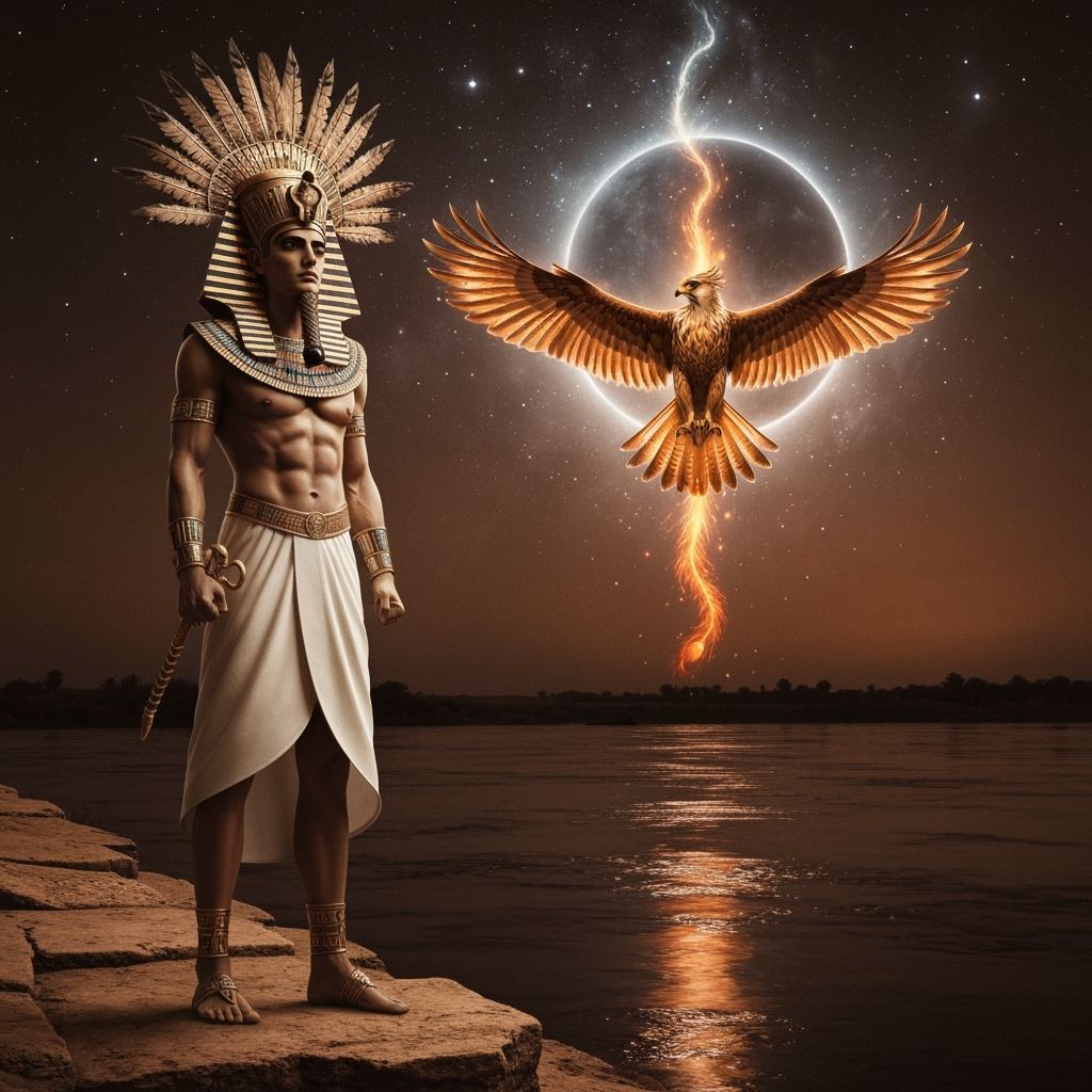 Pharaoh's Nile Transformation: Falcon to Phoenix