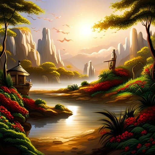 Fantasy landscape