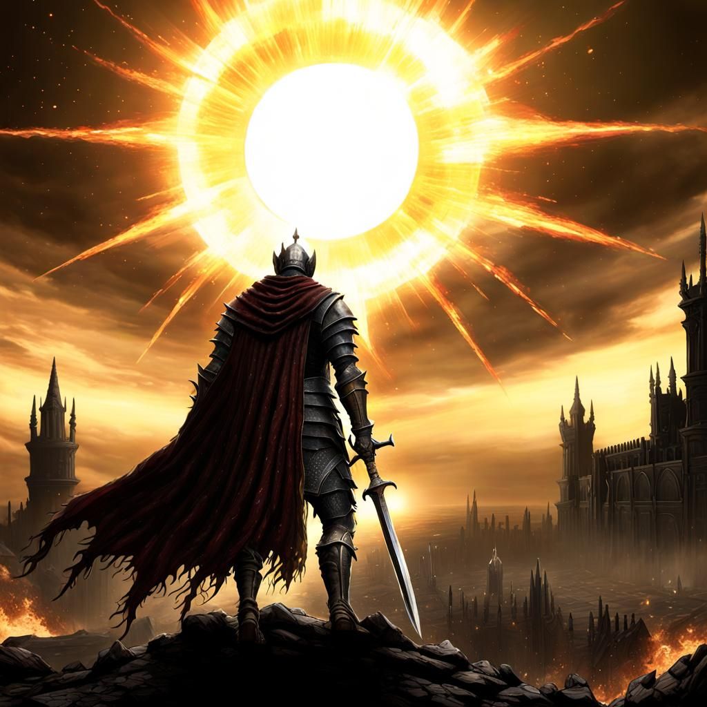 Gothic Dark Priest in Galactic Armor