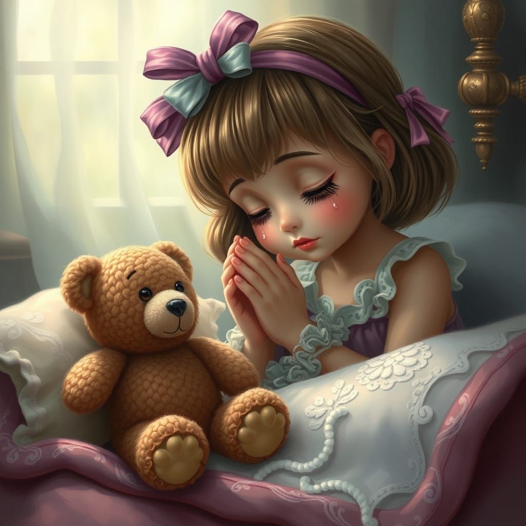 A Heartfelt Prayer in Whimsical Fantasy