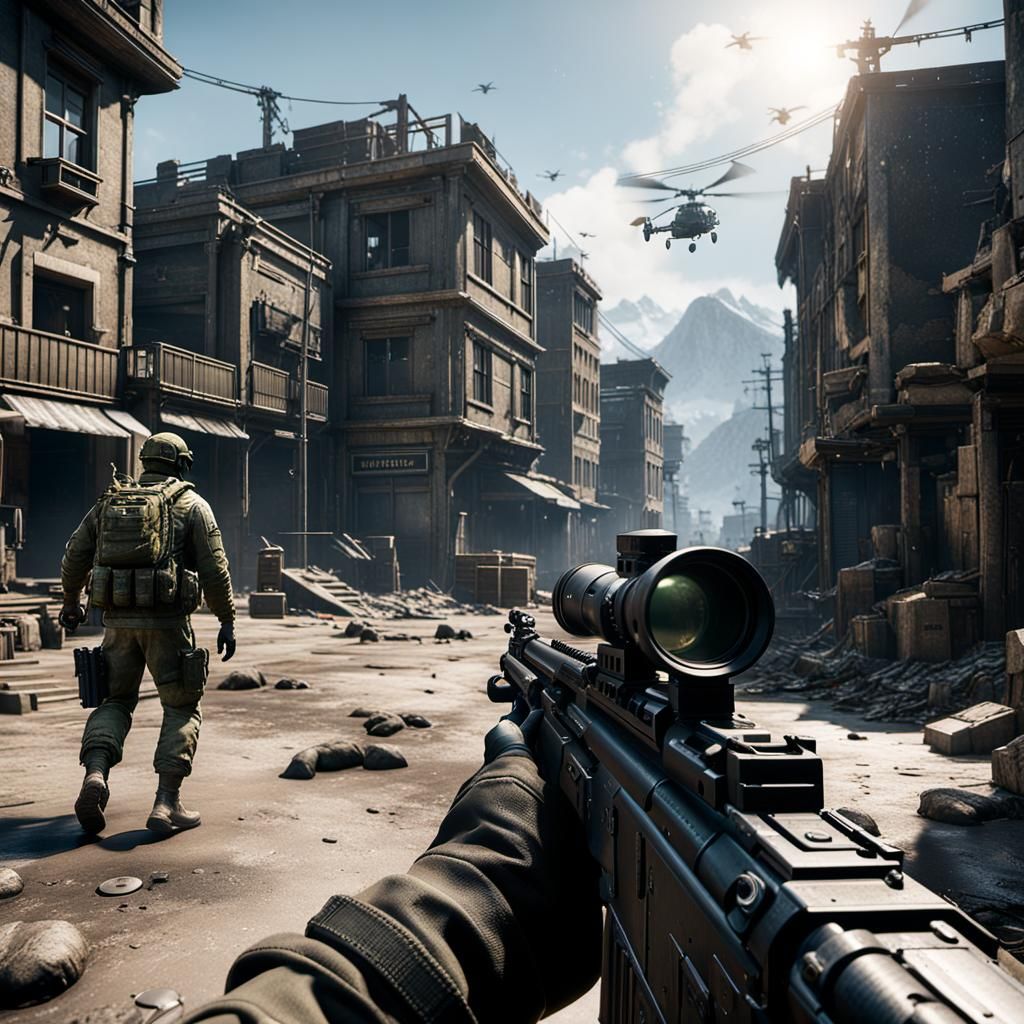 Epic 3D Videogame Graphics in 8K Resolution