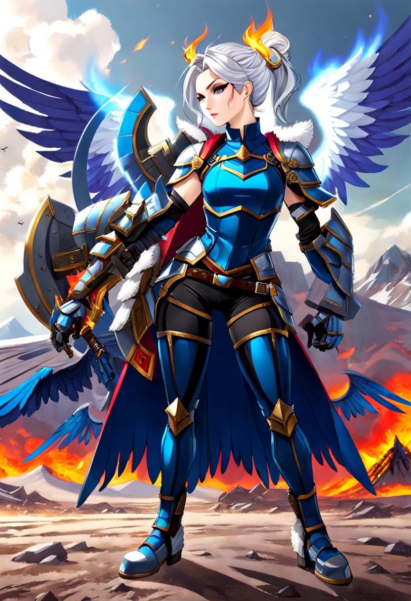 Nephalem: Angel and Demon Duality in Anime Style