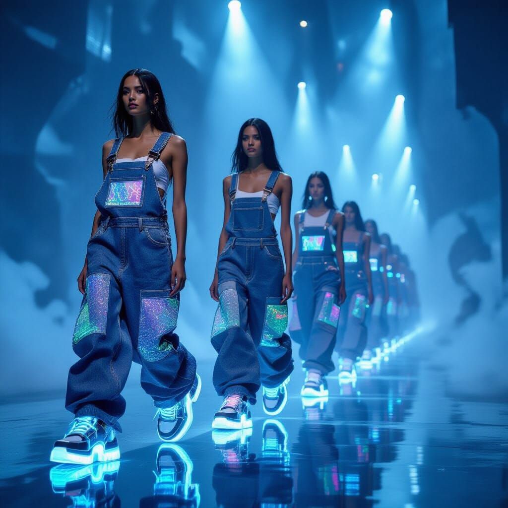 Surreal City Fashion Show: Deconstructed Denim & Holograms