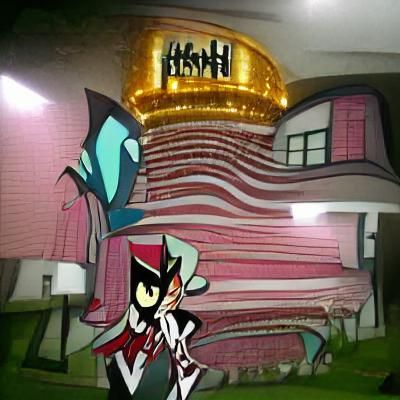 Hazbin Hotel Characters in Cartoon Style
