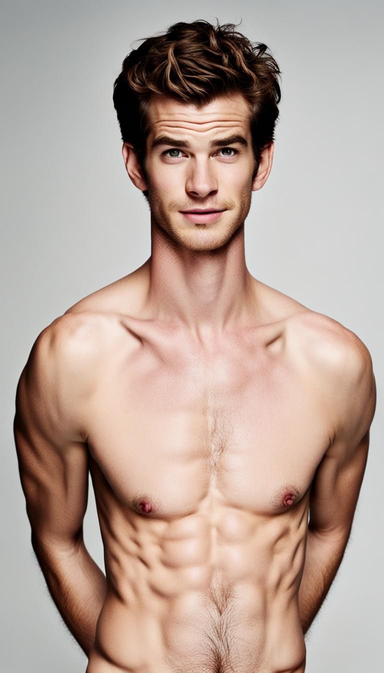 Man in Underwear Digital Art