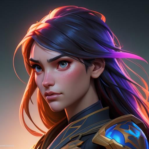 Hyperdetailed Portrait of Teenage Girl in Unreal Engine