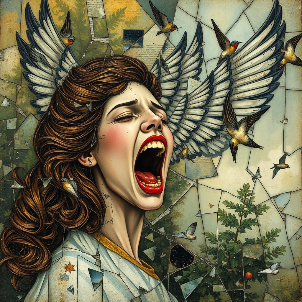 Angel of Memories in Shattered Reflections