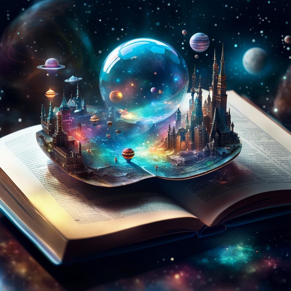 Holographic Sci-Fi World Emerges from Book