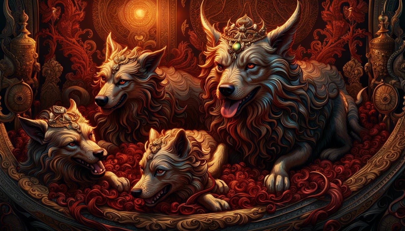 Intricate Fantasy Art with Dynamic Lighting