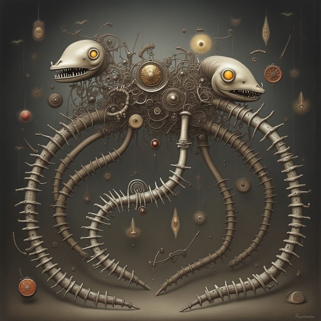 Nightmare Engine: Disturbing Vision of Fishbones