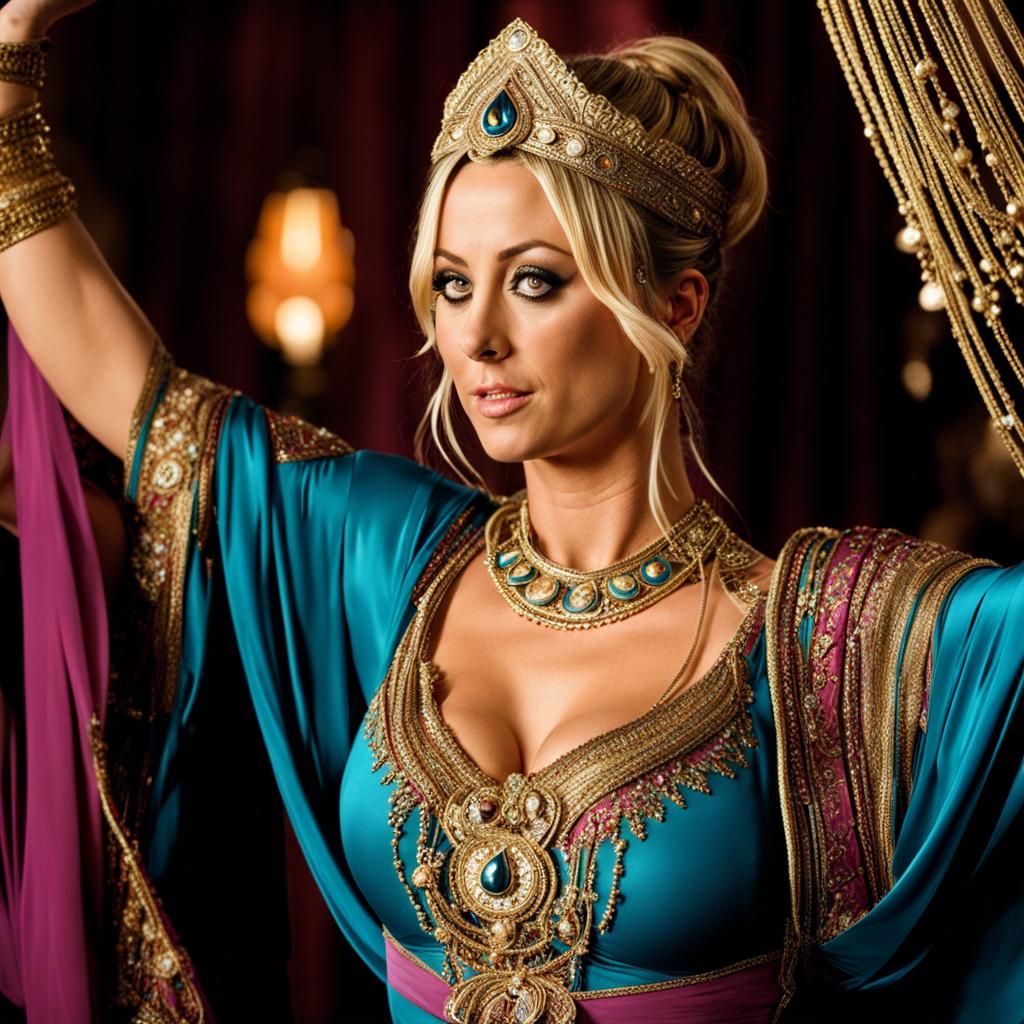 Harem Dancer Close-Up