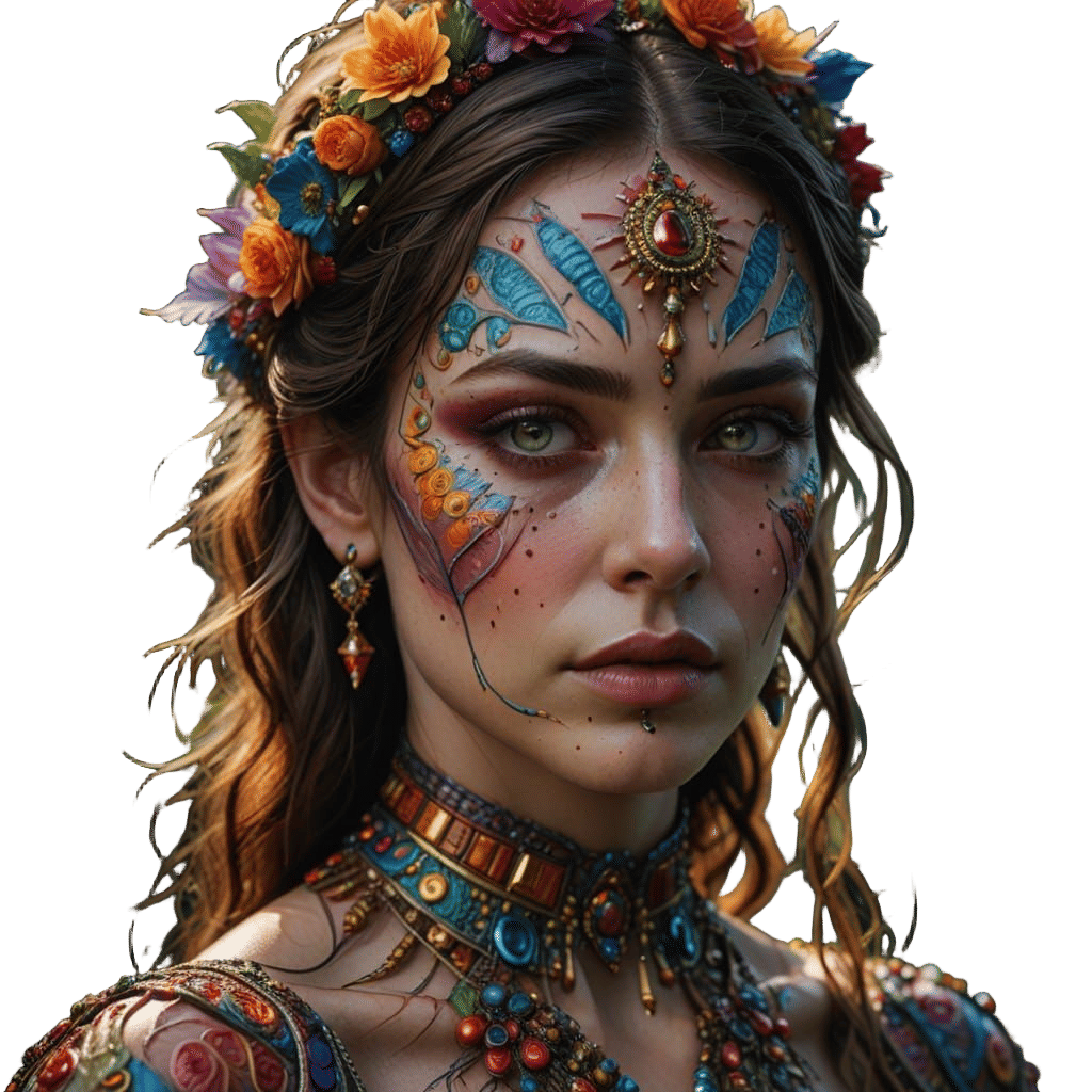 Stunning Photorealistic Masterpiece with Brilliant Triadic C...