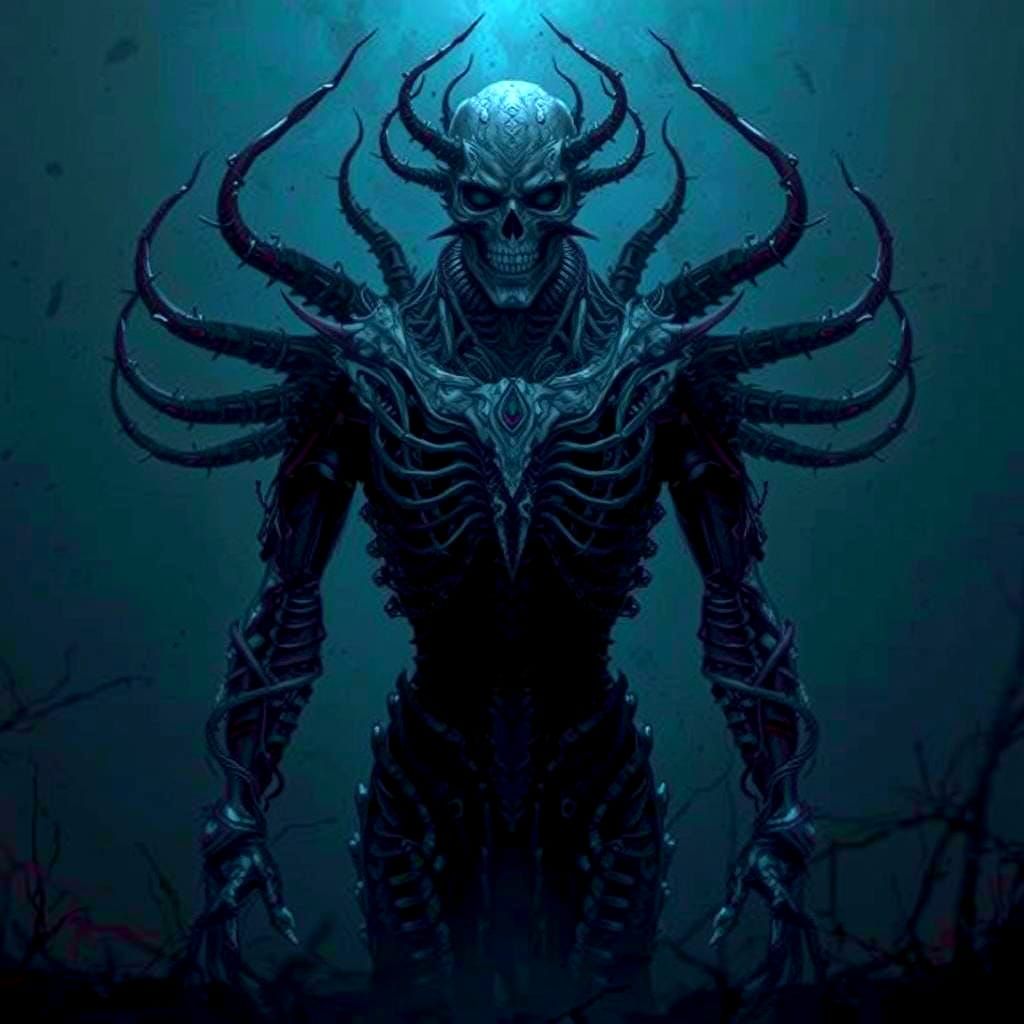 Cenobites in Biomechanical Horror Landscape