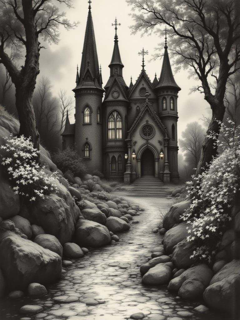 Ethereal Whispers Among Ancient Ruins