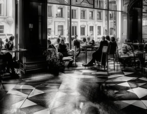 Rainy Day Cafe Writing