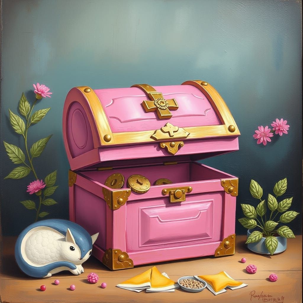 Pink Treasure Chest