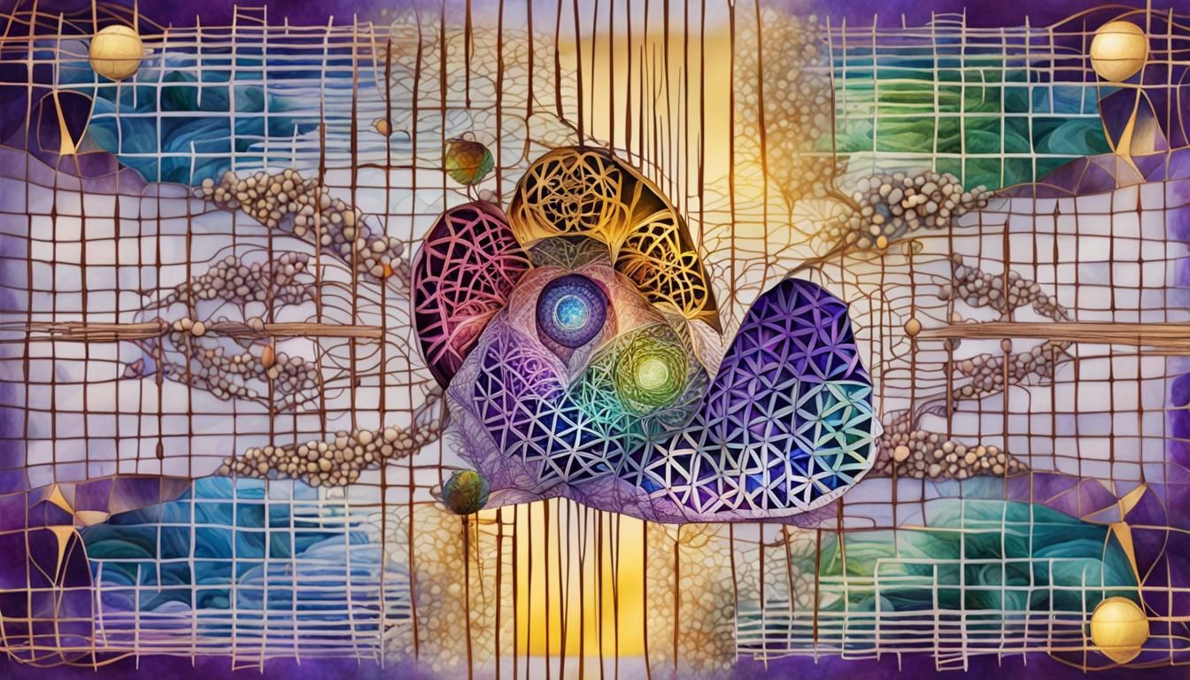 Harmonious Quantum Zentangle of Unconditional Love