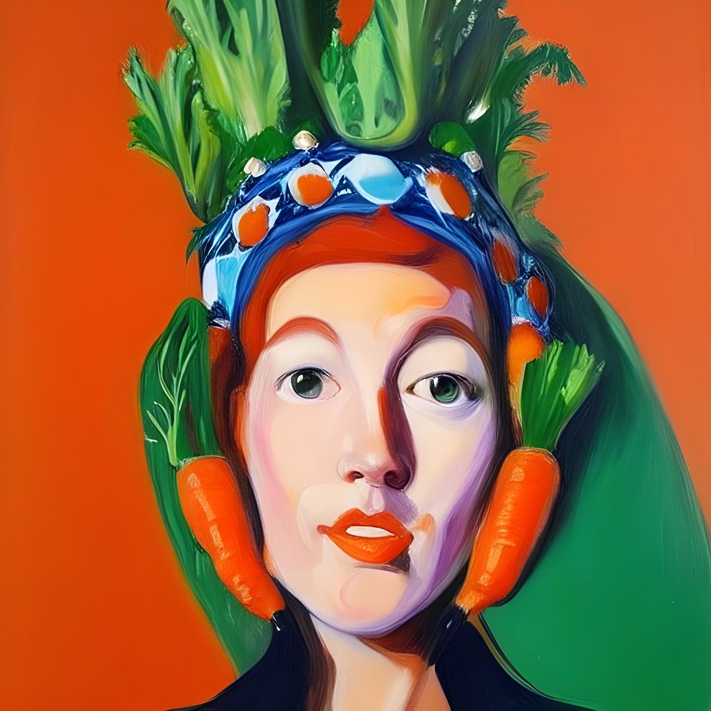 If I was a gorgeous Carrot with a fabulous green headdress, ...