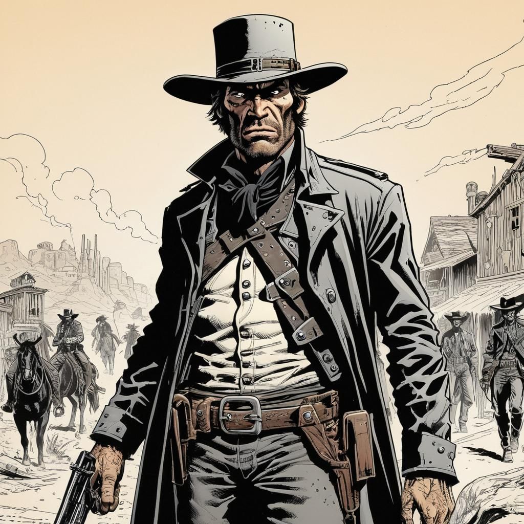 Sci-Fi Jonah Hex Comic Art