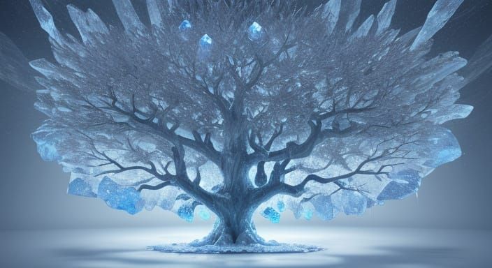 Sacred Tree of Life in Crystal Portal