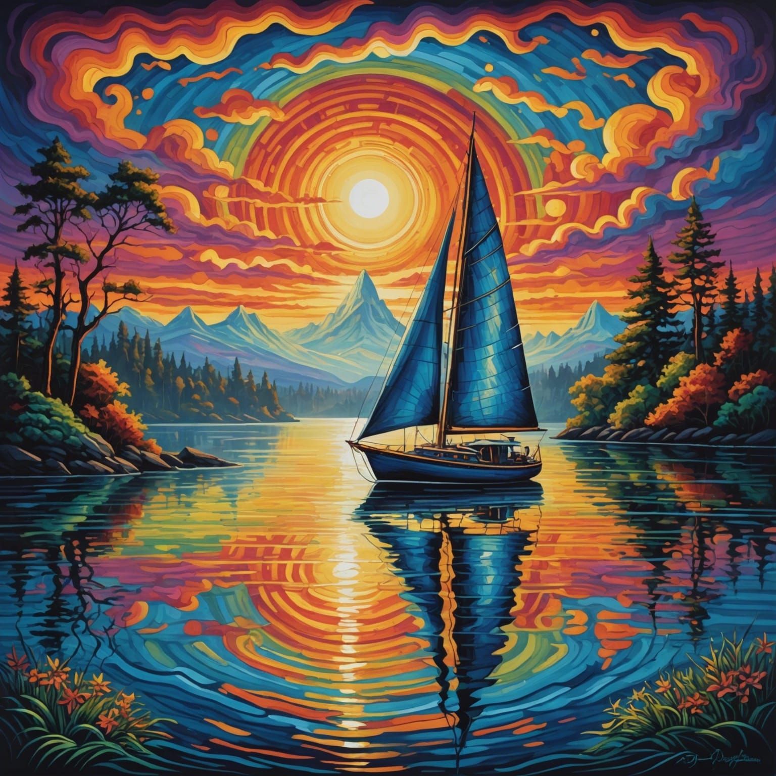Psychedelic trip