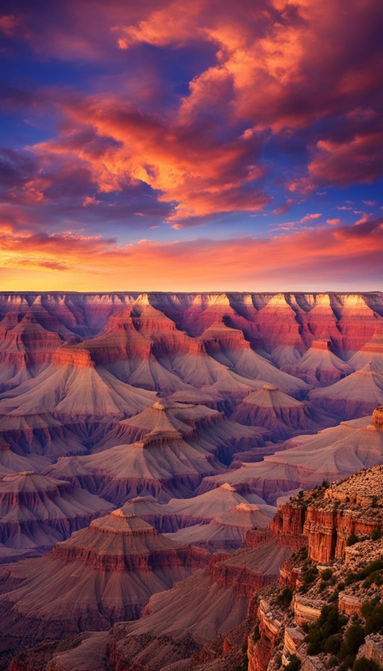 Grand Canyon at Sunset: A Breathtaking View