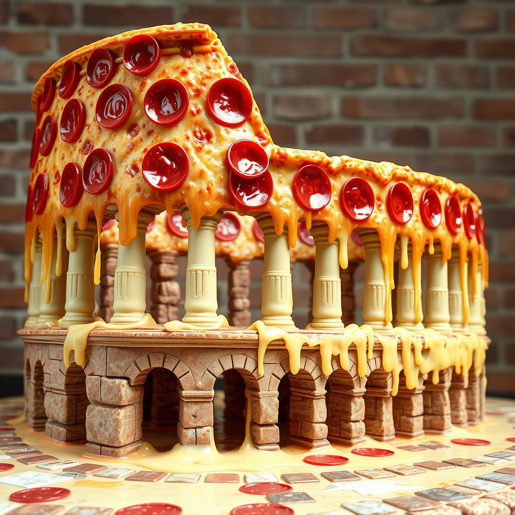 Pizza Coliseum: A Culinary Architectural Marvel