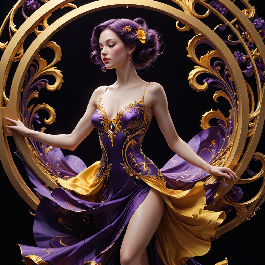 Ethereal Art Nouveau Dance