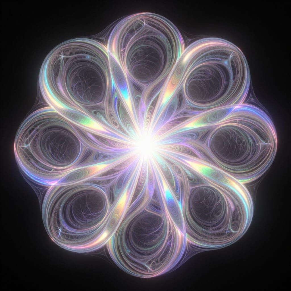 Rainbow Fractal Body in Seventh Dimension