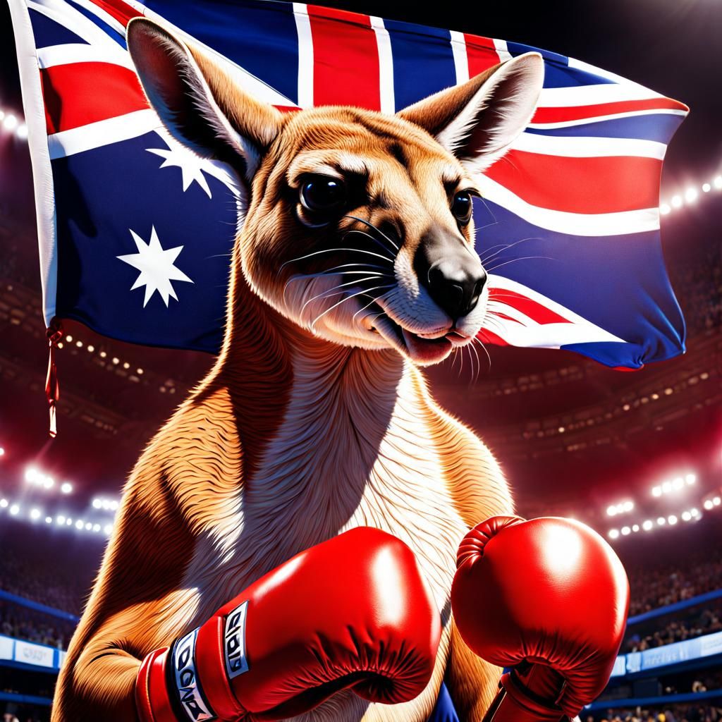 Roger, the boxing kangaroo from Tekken