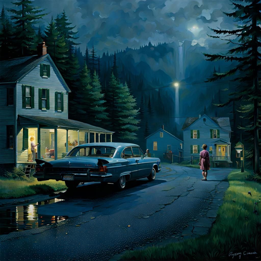 Wonderful Dreamscape in Gregory Crewdson Style