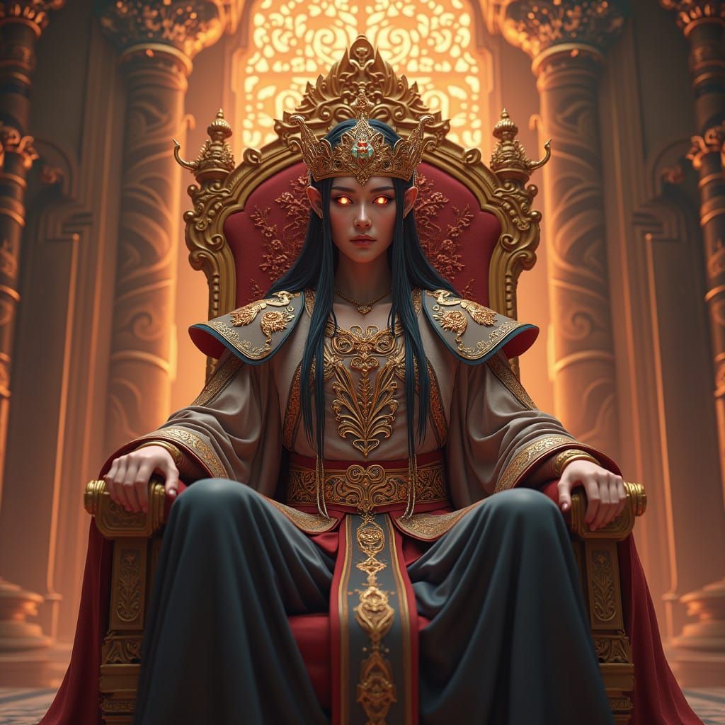 Regal Madness in 3D Anime Style