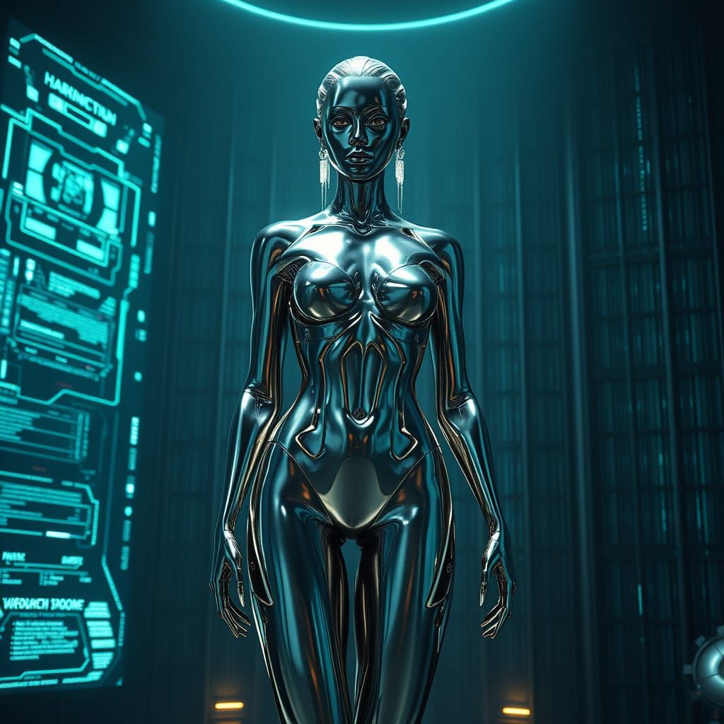 Ms. Augmenta: Liquid Chrome Mutant Ambassador