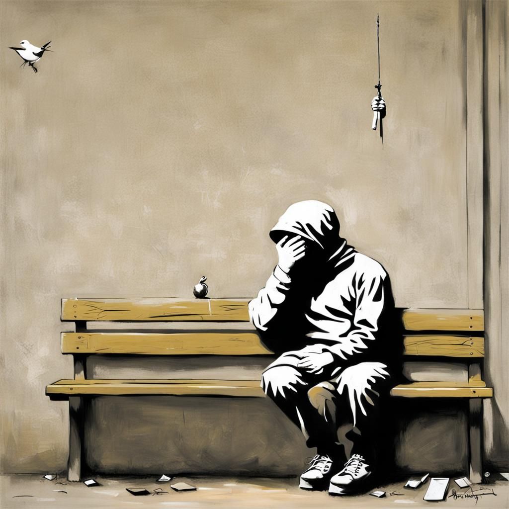 Waiting for Peace: Banksy-Inspired Street Art