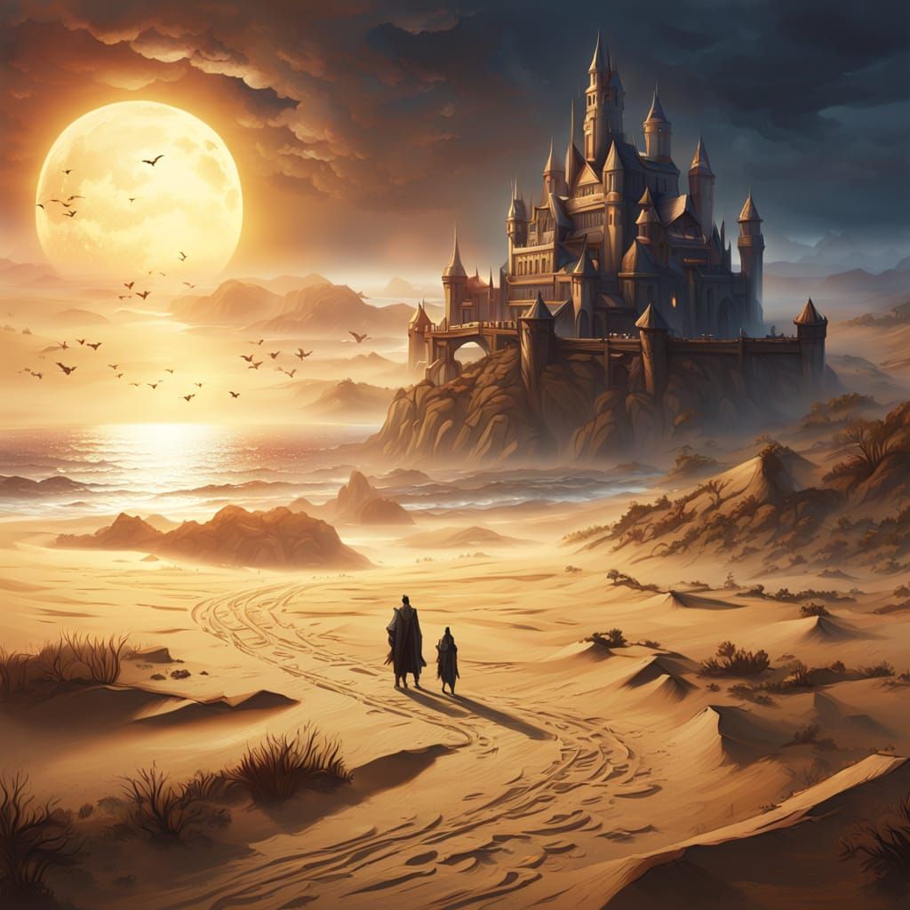 Fantasy Concept Art: Poem in Luminous Sand