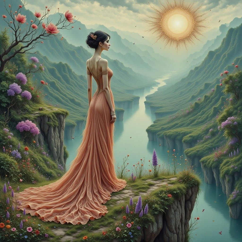 AI Generated Image of a Beautiful Woman