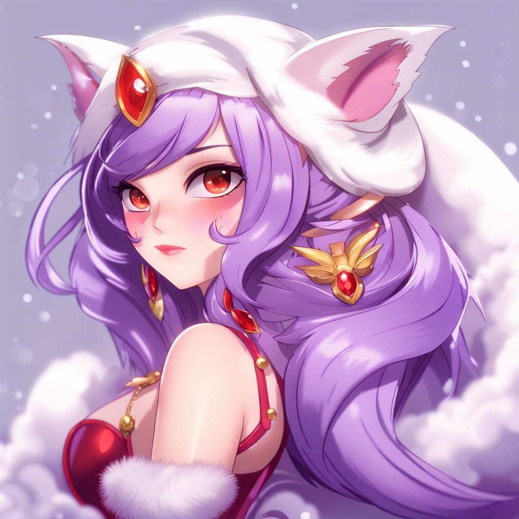 Monster Girl Weasel in Graffiti Art Style