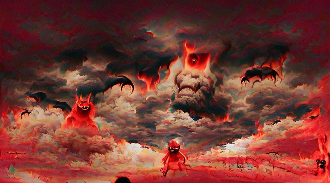Fiery Hellscape: Impending Doom