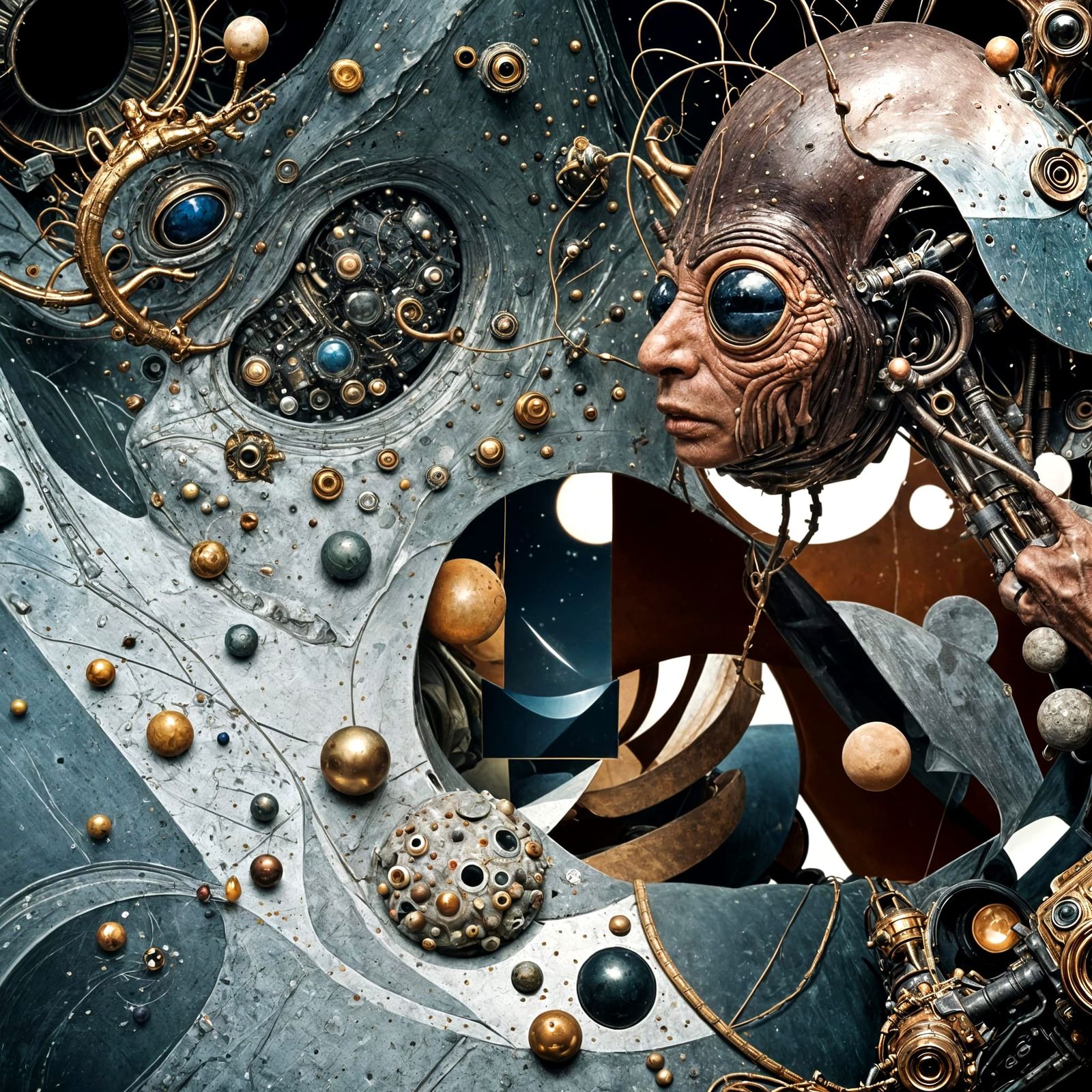 Futuristic Alien Party: Hyperrealistic Photography