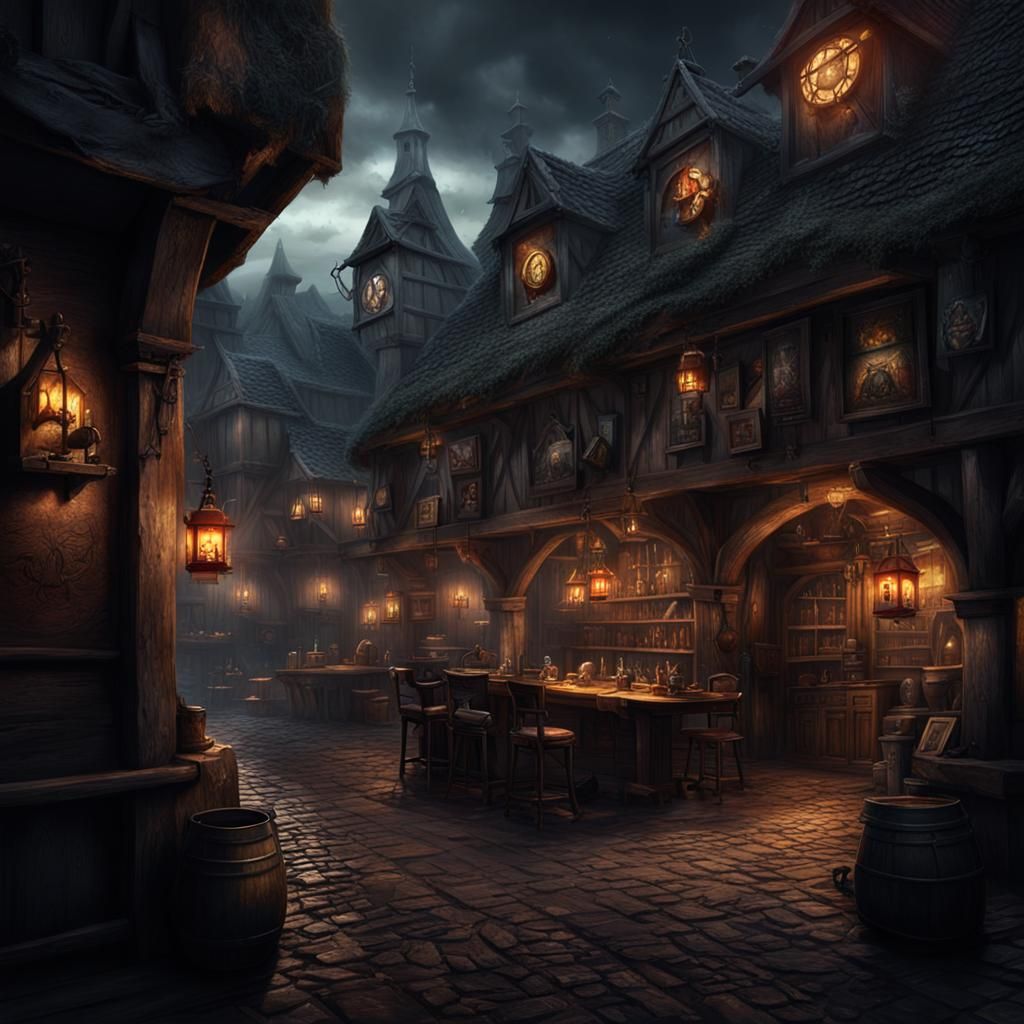 Dark Fantasy Tavern: Thieves' Guild Hideout