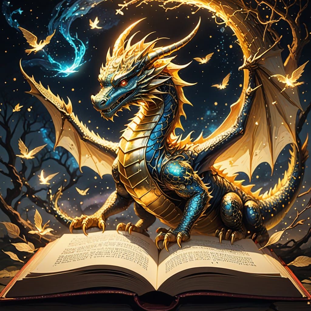 Magical Book Releases Golden Light: Anime Art