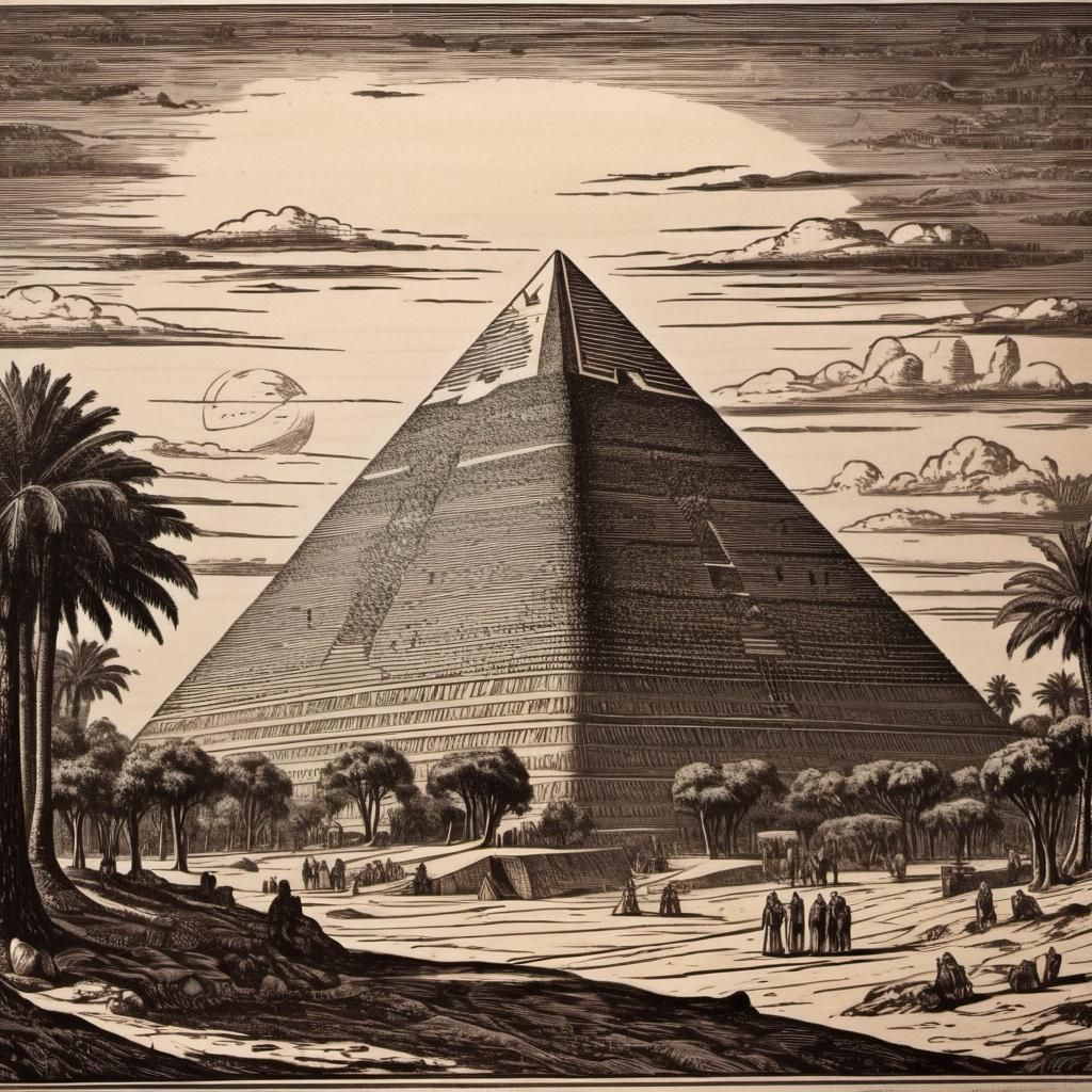 Egyptian pyramid