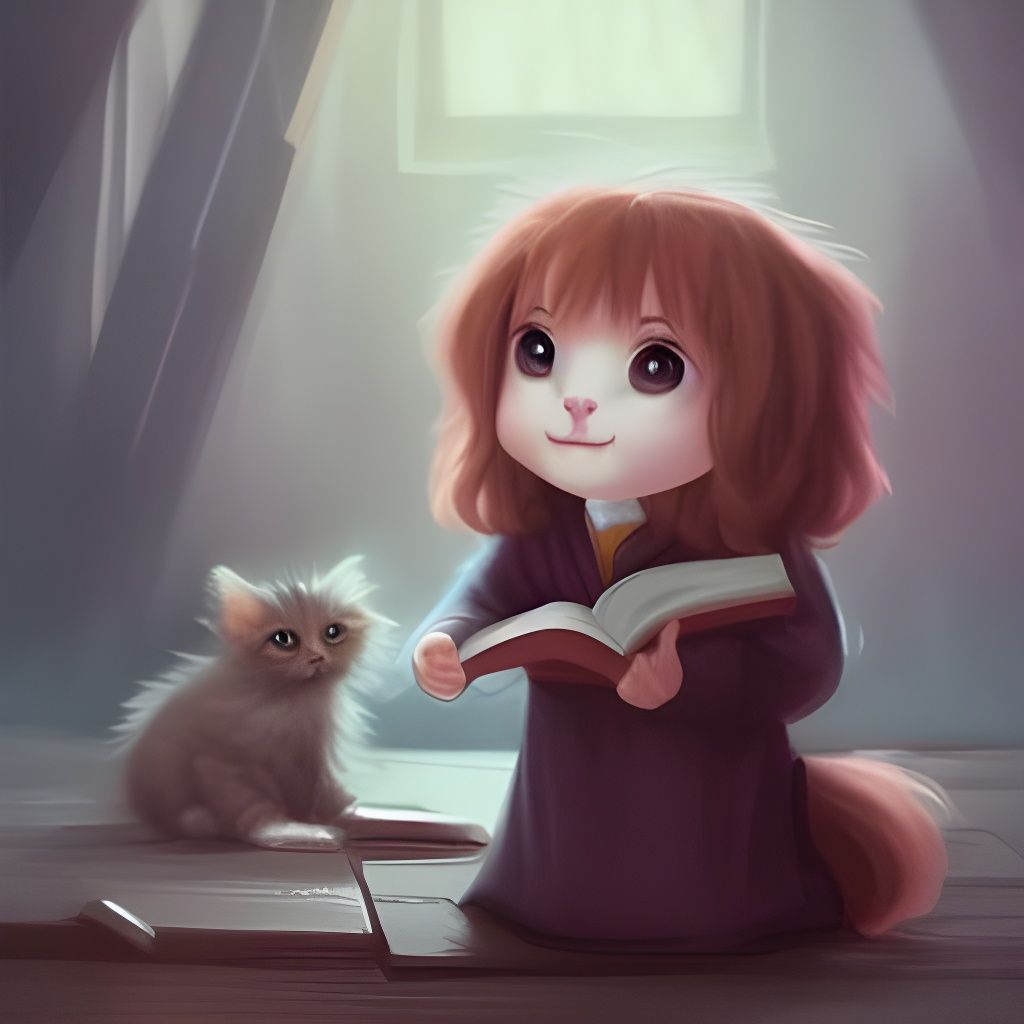 Sad Kitten as Hermione Granger, Wenjun Lin Style