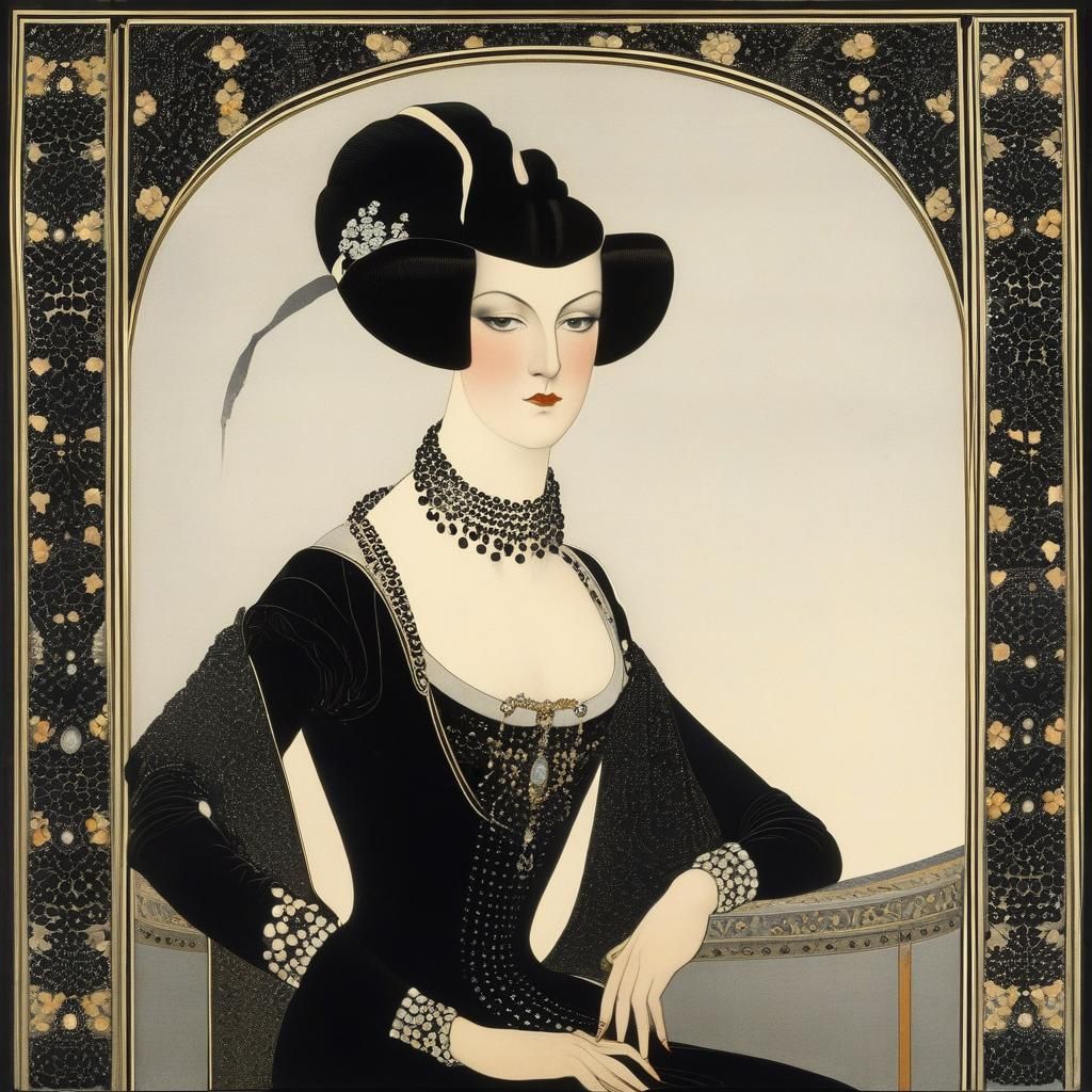 Kay Rasmus Nielsen Portrait of a Muscular Woman