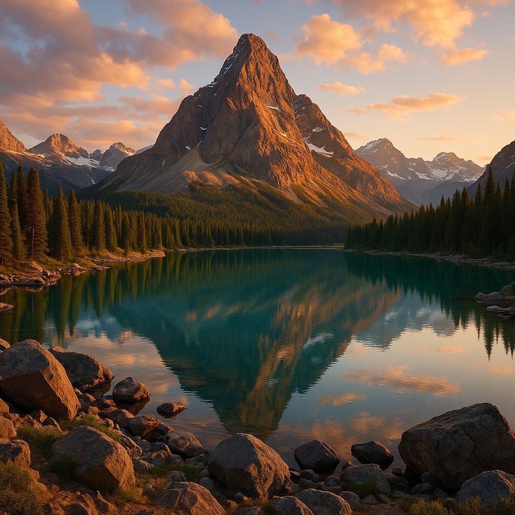 Majestic Mountain Vista